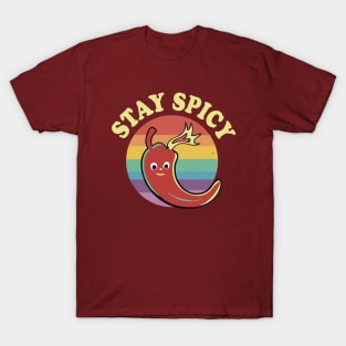 Funny Stay Spicy Neurospicy Pepper For Autism And ADHD Awareness T-Shirt